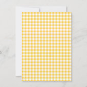 A Little Honey Bee Wildflower Baby Shower  招待状 (裏面)