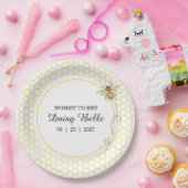 A little Honey Is On The Way Baby Shower ペーパープレート (パーティー)
