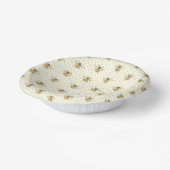 A little Honey Is On The Way Baby Shower ペーパーボウル (傾斜あり)