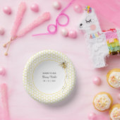A little Honey Is On The Way Baby Shower ペーパーボウル (パーティー)
