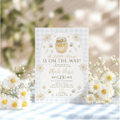 A Little Honey is on the Way Baby Shower  招待状