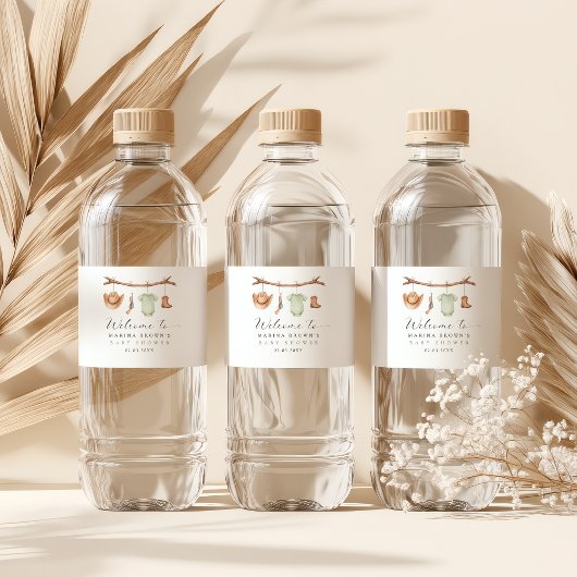 A little hunter is on the way bottle sticker ペットボトルラベル