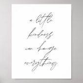 A little kindness can change everything ポスター (正面)