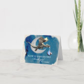 A Little Knight Dragon Baby Shower サンキューカード (正面)