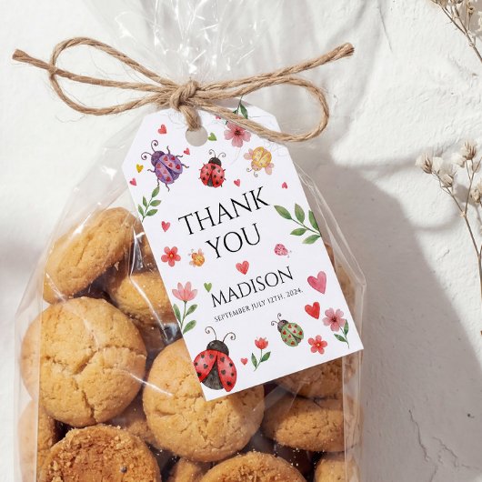 A Little Love Bug Baby Shower  ギフトタグ