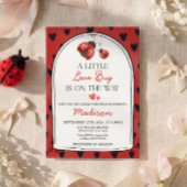 A Little Love Bug Baby Shower Invitation 招待状