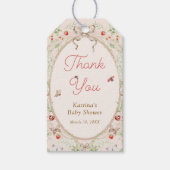 A Little Love Bug Baby Shower Thank You ギフトタグ (正面)