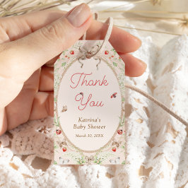 A Little Love Bug Baby Shower Thank You ギフトタグ