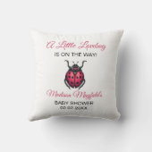 A Little Love Bug Is On The Way Ladybug クッション (裏面)