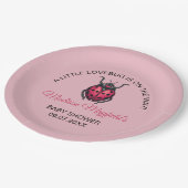 A Little Love Bug Is On The Way Ladybug ペーパープレート (アングル)