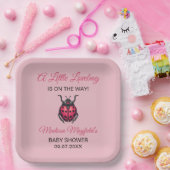 A Little Love Bug Is On The Way Ladybug ペーパープレート (パーティー)