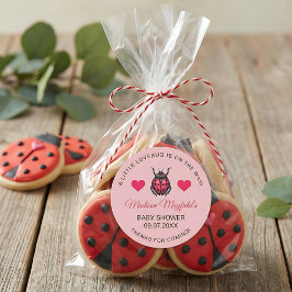 A Little Love Bug Is On The Way Ladybug ラウンドシール