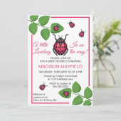 A Little Love Bug Is On The Way Ladybug 招待状 (スタンド正面)