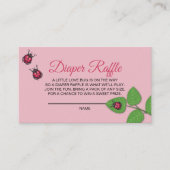 A Little Love Bug Ladybug Diaper Raffle エンクロージャーカード (正面)