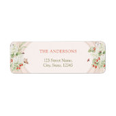 A Little Love Bug Return Address Label ラベル (正面)