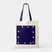 A Little Love For You – Navy Heart Tote Bag トートバッグ (裏面)
