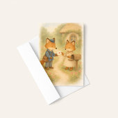 A Little Love Letter – Fox Mail Valentine カード