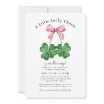 A Little Lucky Charm Shamrock Coquette Bow 