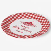 A Little Meatball Baby Shower ペーパープレート (アングル)