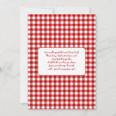 A Little Meatball Baby Shower 招待状 (裏面)