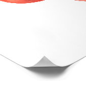 A little Meatball is on the way Baby Shower ポスター (角)