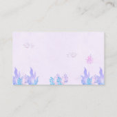 a Little Mermaid is on her way, Girl Baby Shower エンクロージャーカード (裏面)