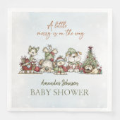 A Little Merry is on the Way Puppy Christmas Baby  (正面)