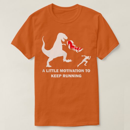 A Little Motivation to Keep Running Jogging Jogge Tシャツ (デザイン正面)