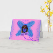 A Little Note Greeting Card カード (黄色い花)