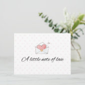 A Little Note of Love Envelope Card エンクロージャーカード (スタンド正面)