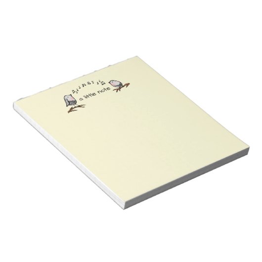 A Little Note Songbird Notepad ノートパッド (アングル)