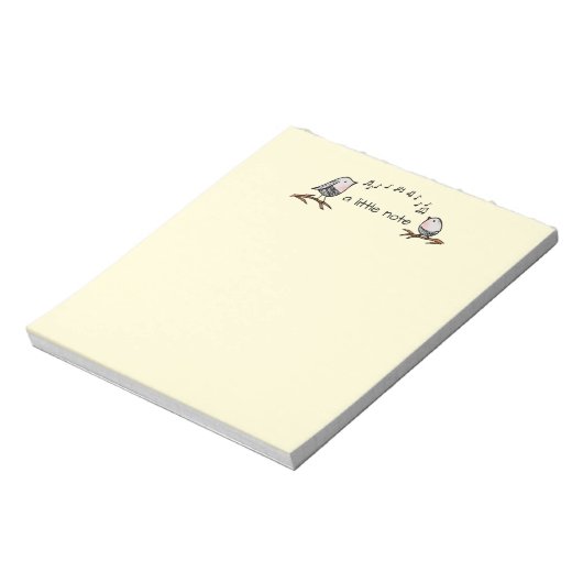 A Little Note Songbird Notepad ノートパッド (回転)
