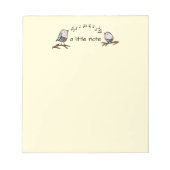 A Little Note Songbird Notepad ノートパッド (正面)