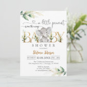 A Little Peanut Baby Shower Invitation 招待状 (スタンド正面)