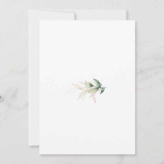 A Little Peanut Baby Shower Invitation 招待状 (裏面)