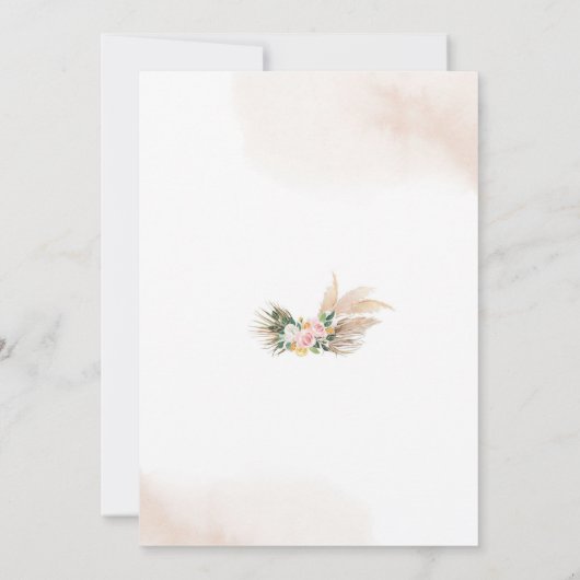 A Little Peanut Baby Shower Invitation 招待状 (裏面)