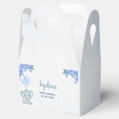 A Little Peanut is on the Way, Baby Shower Boy フェイバーボックス (オープン)