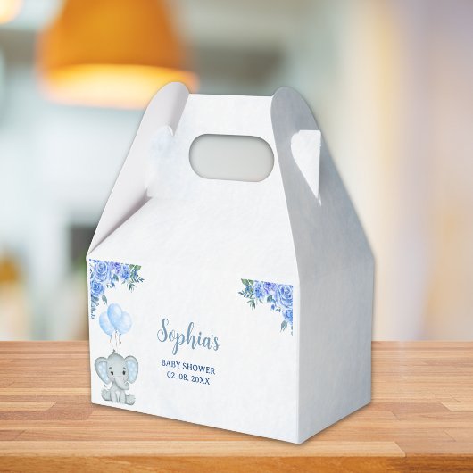 A Little Peanut is on the Way, Baby Shower Boy フェイバーボックス