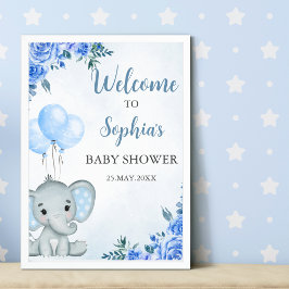 A Little Peanut is on the Way, Baby Shower Boy ポスター