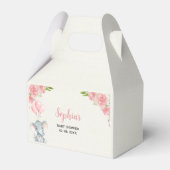 A Little Peanut is on the Way, Baby Shower Girl フェイバーボックス (正面サイド)