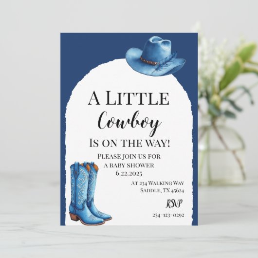 A Little Pink Cowboy Is On The Way 招待状 (スタンド正面)