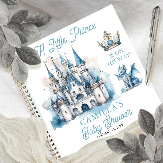 A Little Prince Boy Baby Showerゲストブック ノートブック