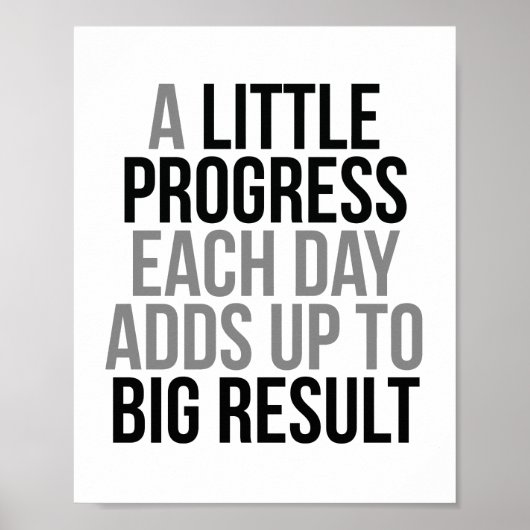A Little Progress Each Day ポスター (正面)