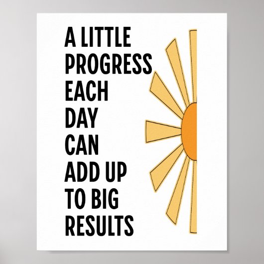 A Little Progress Each Day ポスター (正面)