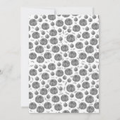 A little pumpkin arrived Birth Announcement 案内状 (裏面)