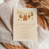 A little Pumpkin Baby Fall Baby Shower  招待状