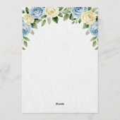 A Little Pumpkin” Baby Shower Invitation  招待状 (裏面)