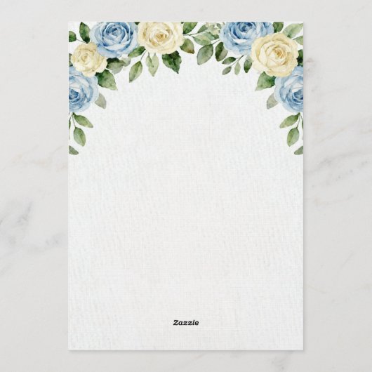 A Little Pumpkin” Baby Shower Invitation  招待状 (裏面)