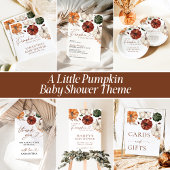 A Little Pumpkin Fall Baby Shower ペーパープレート