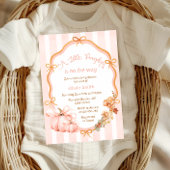 A Little Pumpkin Fall Baby Shower 招待状